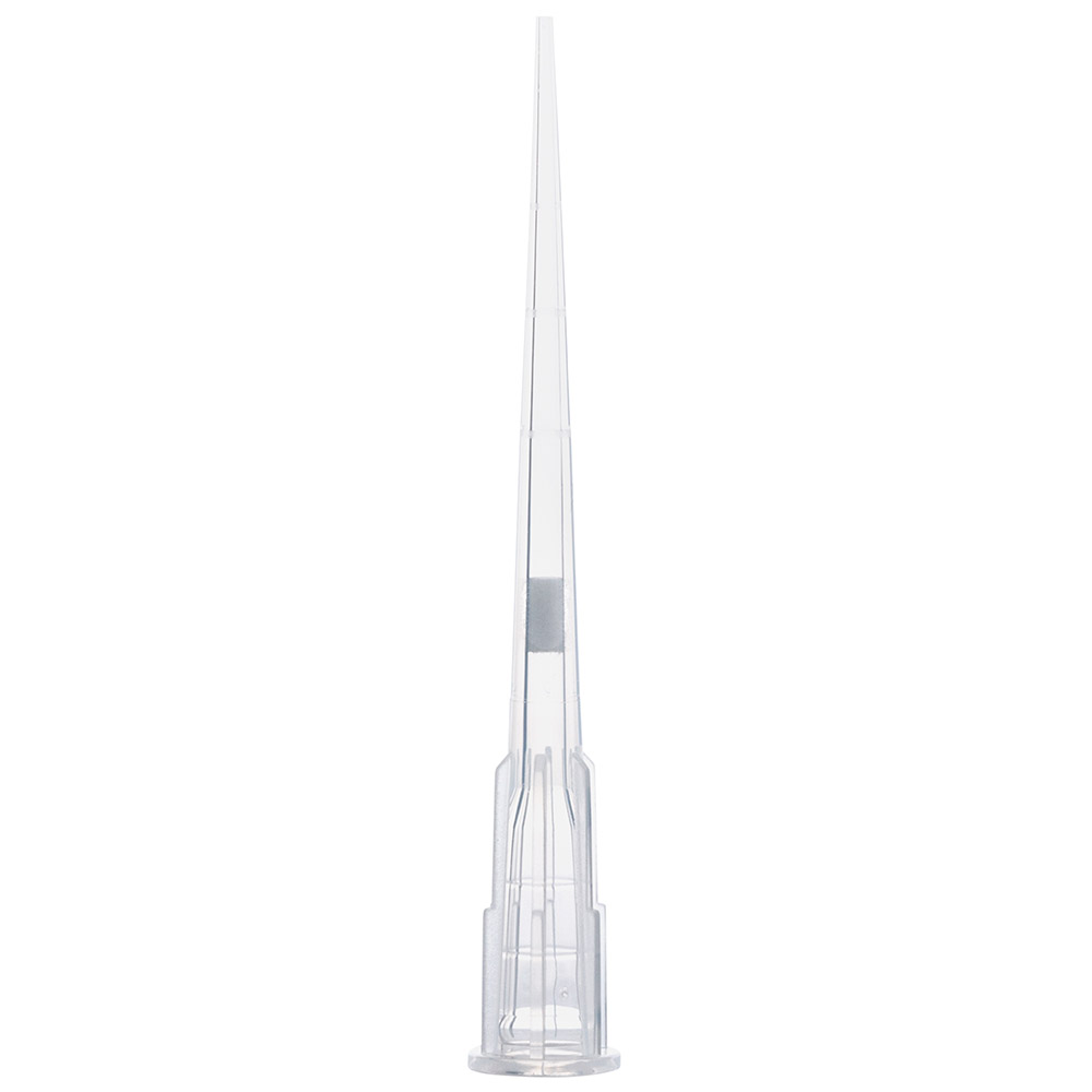 Globe Scientific Filter Pipette Tip, 0.1 - 10uL, Certified, Universal, Low Retention, Graduated, 45mm Extended Length, Natural, STERILE, 96/Rack, 10 Racks/Box, 2 Boxes/Carton Image